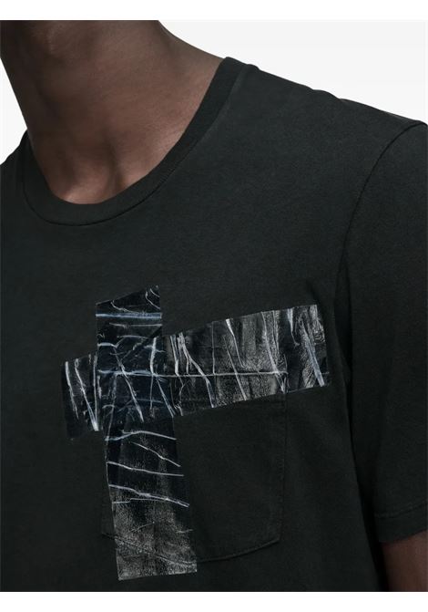 t-shirt taped uomo nera MAISON MARGIELA | S67GC0048 S24575860